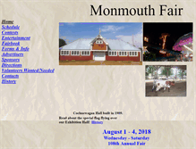 Tablet Screenshot of monmouthfair.com